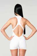 Ella Vari White Jumpsuit