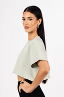 Brogen Oversize Crop Tee
