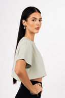 Brogen Oversize Crop Tee