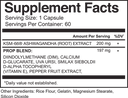 RCN Nutrition Prep Capsules label